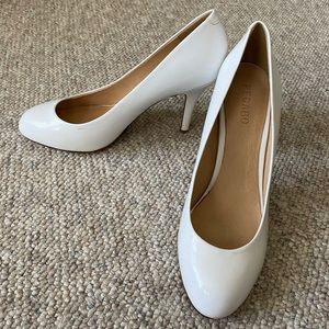 White Wedding Heels
